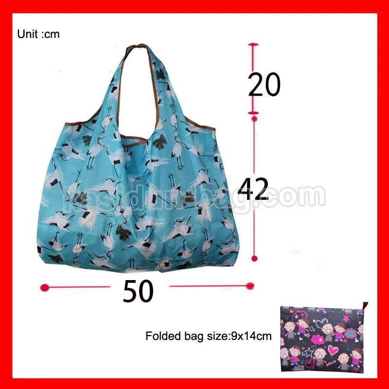 folded shopping bag