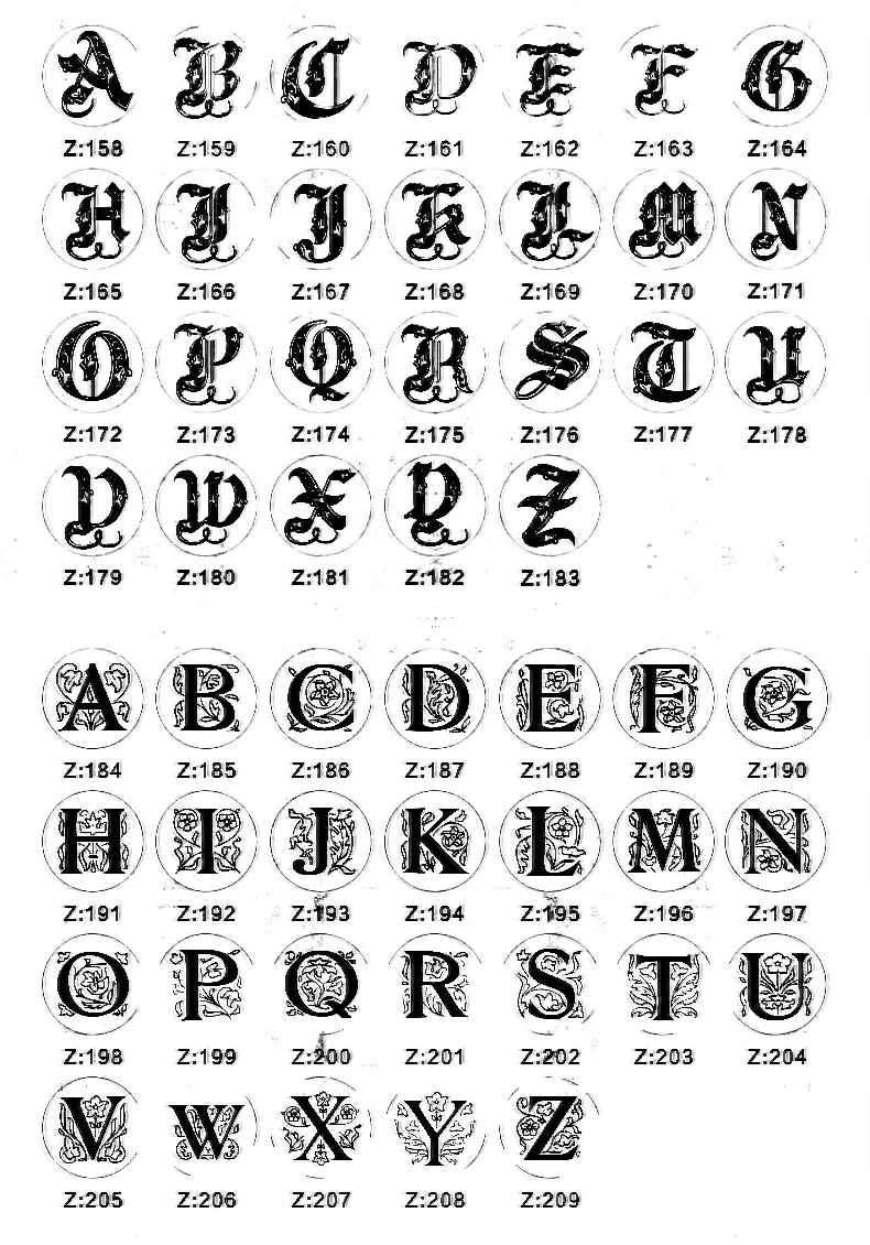 Letter stamp 1-4