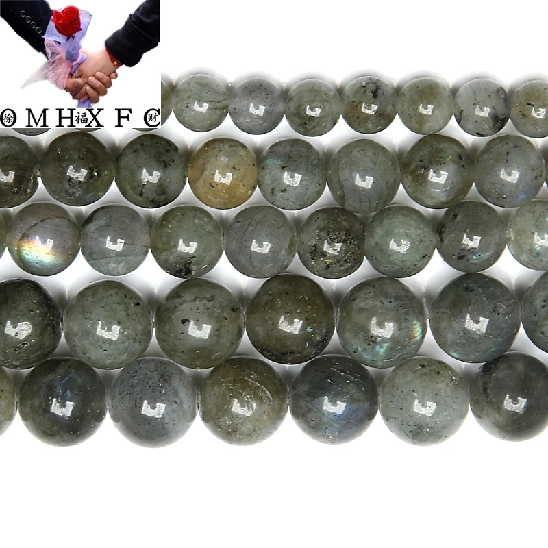 

OMH wholesale 4 6 8 10 12 MM Free Shipping Natural Stone AA Grade Blue Labradorite Round Loose Beads 15 "Strand Jewelry ZZ73