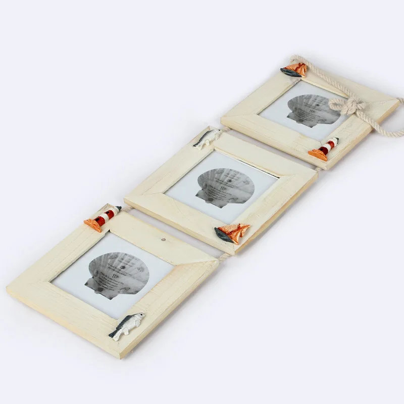 Wood Studio Picture Frame Photo Wall Three Combination | Дом и сад