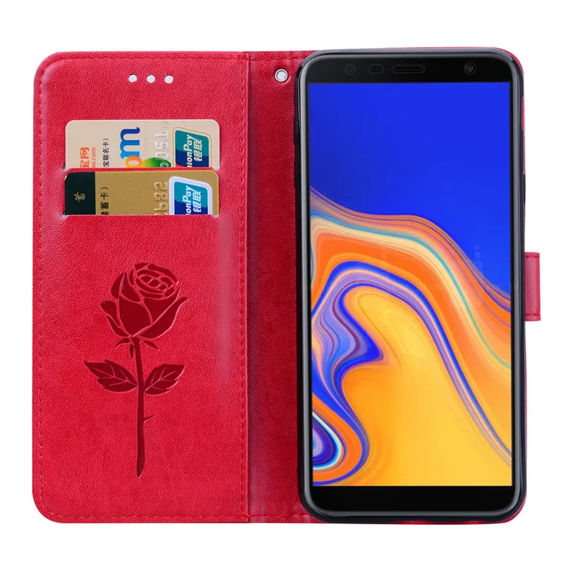 Чехол для телефона Samsung Galaxy J4 Plus 2018 чехол J415 SM J415F J4Plus J 4 кожаный бумажник с