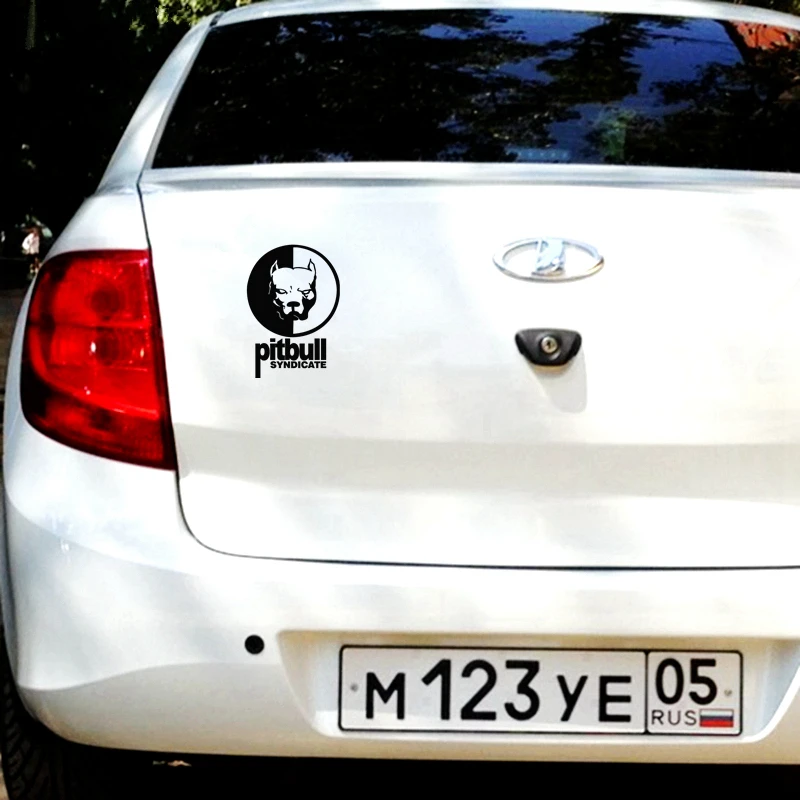 CS 086#21 5*15см Pitbull syndicate водонепроницаемые наклейки на авто машину наклейка для