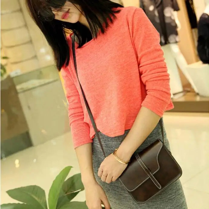 

Maison Fabre bag female 2018 new fashion Vintage Purse Bag Leather Cross Body Shoulder Messenger Bag July4 40
