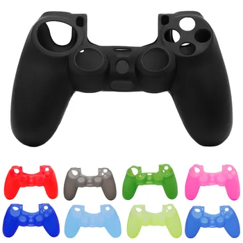 

OOTDTY 1Pc Soft Silicone Case Skin Cover Protection for Sony PS4 Controller Grip Handle