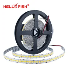 2835 Светодиодный лента 5 м 1200 светодиодный Высокая яркость 12V светодиодный гибкий PCB светодиодный подсветка белое свечение, теплое белое свечение, 240 светодиодный/м