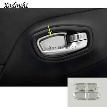 

For Jeep Renegade 2016 2017 2018 2019 2020 Car Body Cover Stainless Steel Door Inner Internal Handle Bowl Frame Lamp Armrest