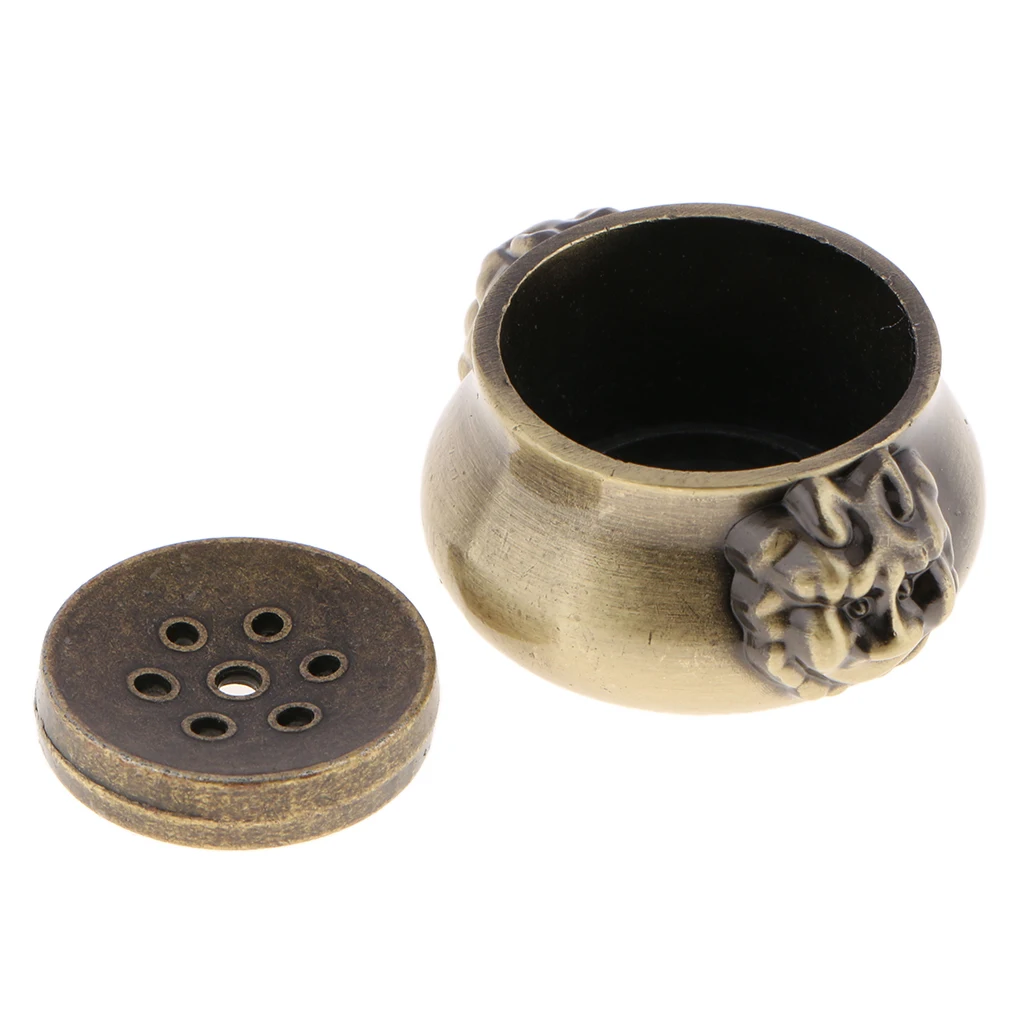 Incense Burner Plate Holder Ash Catcher Holder Ornament for Buddha Temple Incense Stick Cone Incense 7 Holes Teahouse Decor