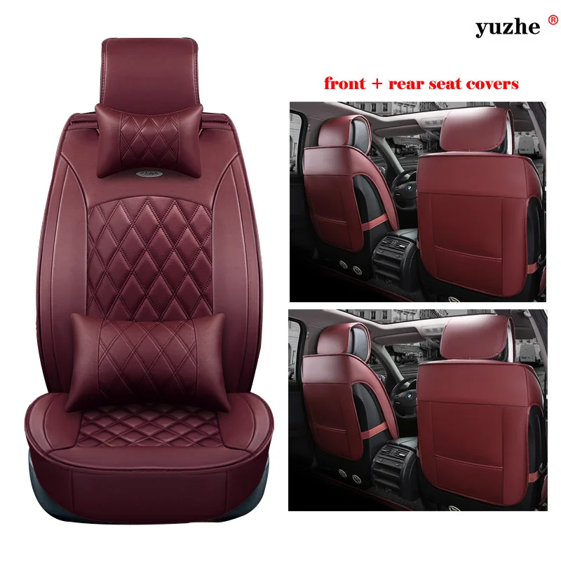 11 PCS/SET leather car seat cover For Mitsubishi Lancer Outlander