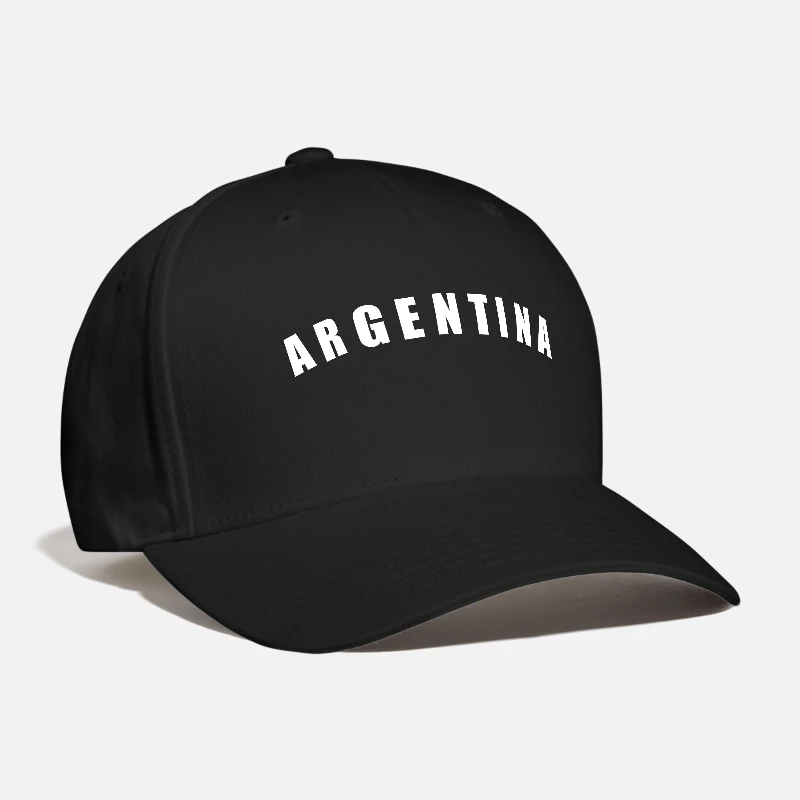 

Argentina Shield Flag Cap Embroidery Albiceleste Emblem Patch Badge Cap Football Messi Gauchos Unisex Baseball Curved Dad Cap
