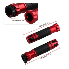 1 пара мотоцикл дроссельной заслонки из алюминиевого сплава поворотный Руль рукоятки универсальные Нескользящие TD326