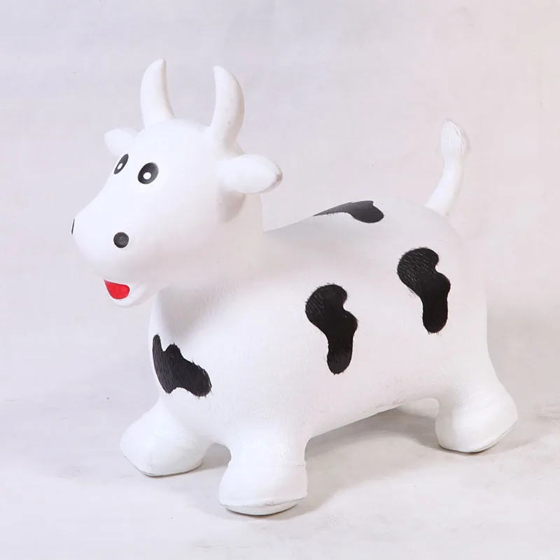 

Children's inflatable Jumping Horse More upset Children withRiding a jumping bull toy Send the pump kid chairs kids stool