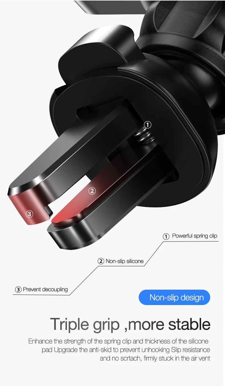 Garvity Car Phone Holder For iPhone Xiaomi Huawei Samsung (14)