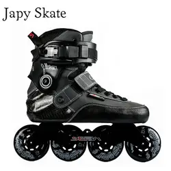 Japy ролик оригинал SEBA SX взрослых профессиональных экстремальных роликов углеродного волокна обувь для роликов, скейтборда Бесплатная