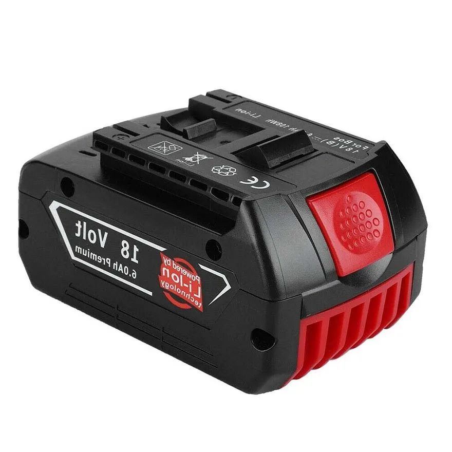 

Cncncool 18V 6000mAh Power Tools Battery For Bosch Lithium Rechargeable Batteries Cordless for Bosch Drill BAT609 BAT618 JSH180