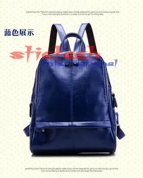 

by dhl or ems 50pcs Women Backpack Preppy Style School Bags Soft Leather Women Bag