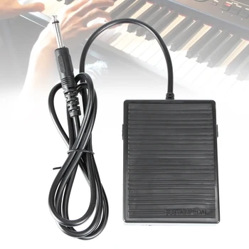 

Black Professional TB200 Sustain Pedal Universal Foot Switch Damper Pedal