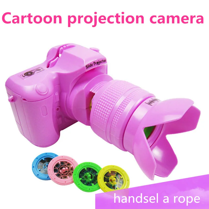 Hot sale Plastic SLR camera 17 8 12CM Baby toy cameras good quality tell story change