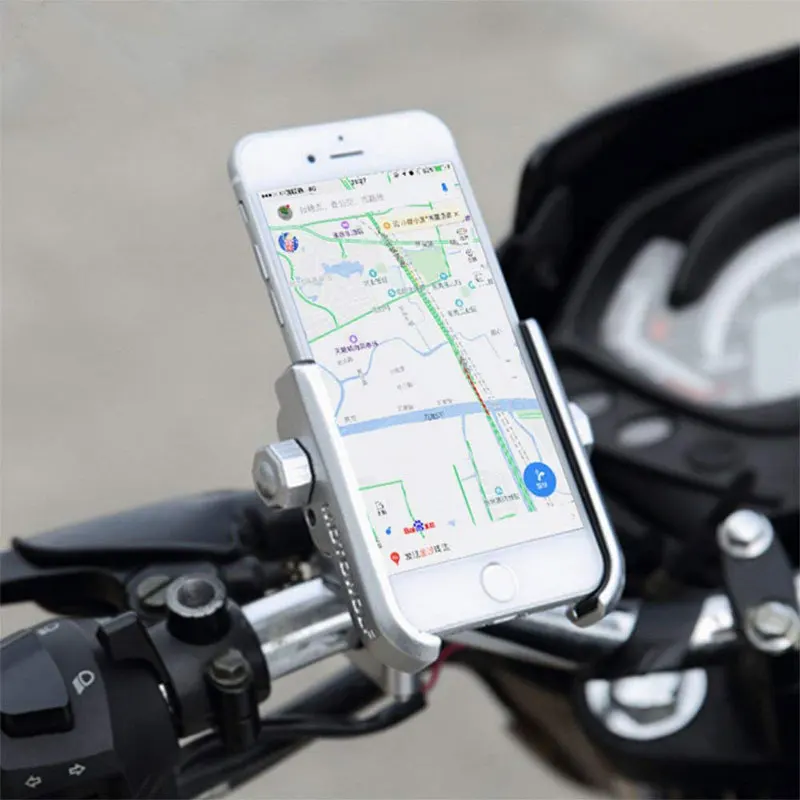 Универсальный держатель для мотоцикла из алюминиевого сплава для iphone 8 7 6s поддержка телефона мото держатель для GPS для велосипеда держатель... Универсальный держатель для мотоцикла из алюминиевого сплава для iphone 8 7 6s поддержка телефона мото держатель для GPS для велосипеда держатель...