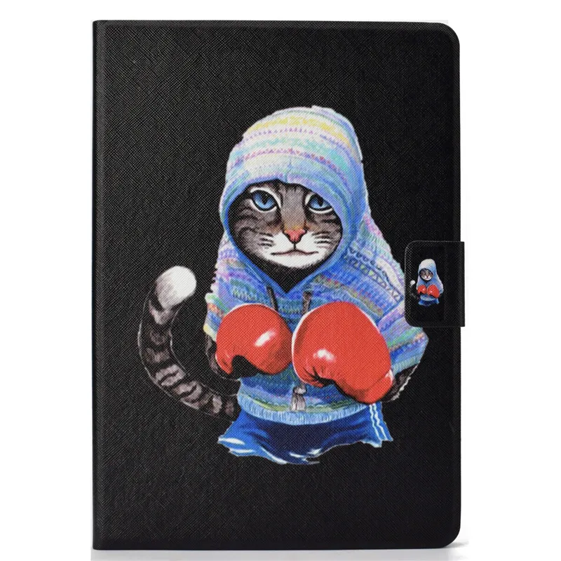 Wekays Cover For Coque Apple IPad Pro 10.5 inch Cartoon Cat Leather Stand Fundas Case For IPad Pro 10.5 2017 Tablet Cover Cases