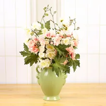 Классическая зеленая керамическая ваза, китайский художественный декор, фарфоровая ваза для цветов, креативный подарок, домашний декор, вазы