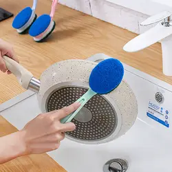 Бытовые губки инструмент для очистки кисти многоцелевой ручка щетки щетка для очистки очиститель для Ванная комната Кухня блюд
