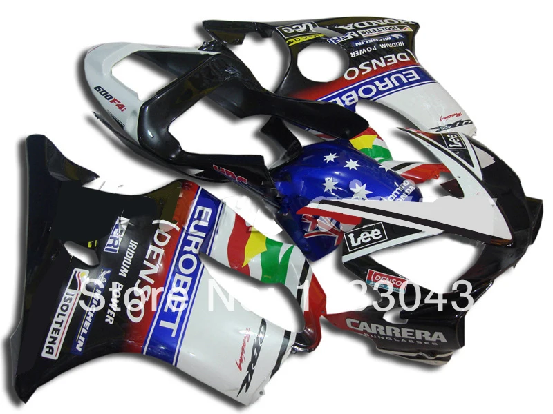 100% комплекты обтекателей для Honda CBR600 F4i 01 02 03 2001 2002 2003 Обтекатели детали # LLJJ8|kit