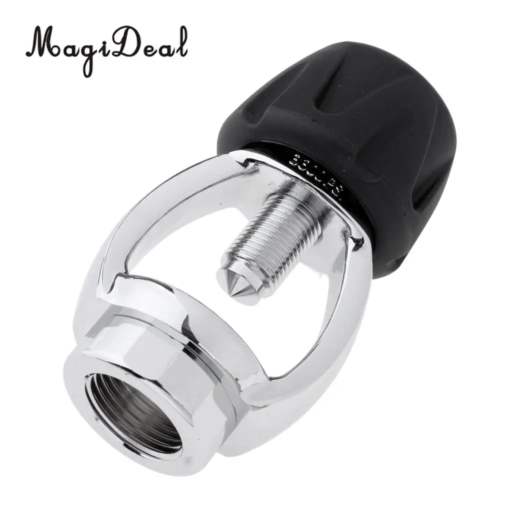 MagiDeal Deluxe Silver Copper Scuba Diving Dive DIN to Yoke 1st Regulator Convertor Adaptor Spare Parts Kit