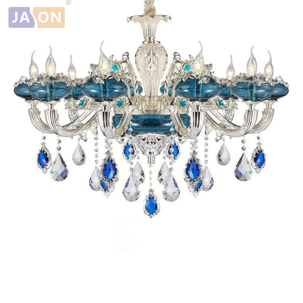 led e14 European Zinc Alloy Glass Crystal LED Chandelier Chandelier Lighting LED Light LED Lamp For Foyer Bedroom Dinning Room design borosilicate glass led chandelier lightings turkey light