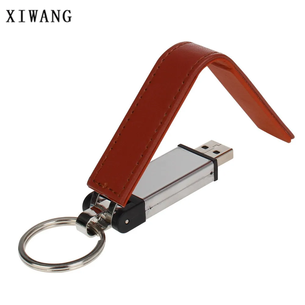 

metal leather key chain usb flash drive 4GB 8GB 16GB pen drive 32GB 64GB mobile usb disk 128gb Pendrive usb 2.0 usb memory stick