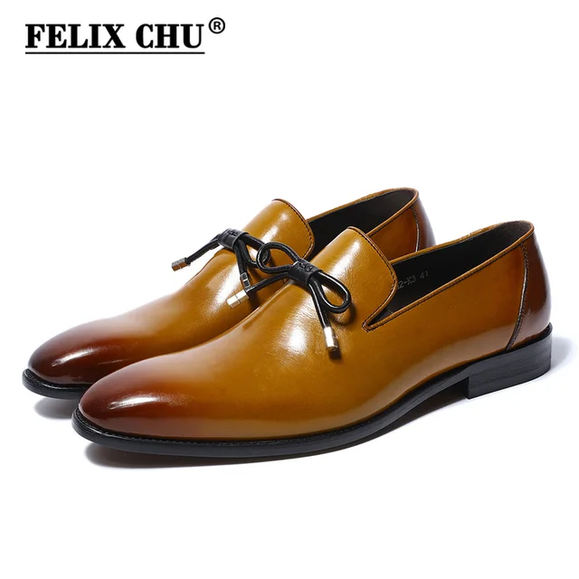 Felix Chu 2018 Spring New Design Genuine Leather Men Dress Shoes Felix Chu 2018 Spring New Design Genuine Leather Men Dress Shoes Slip On Wedding Party Man