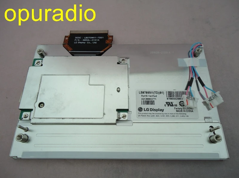 Новый 7 дюймовый LG дисплей LB070WV1 TD01 ЖК экран для Mercedes W204 GLK C220 автомобильная
