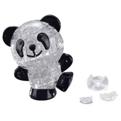 Новый 3D Кристалл Панда головоломки Ферниш гаджет для Детский подарок Игрушечные лошадки дети Пазлы Модель DIY панда игрушка