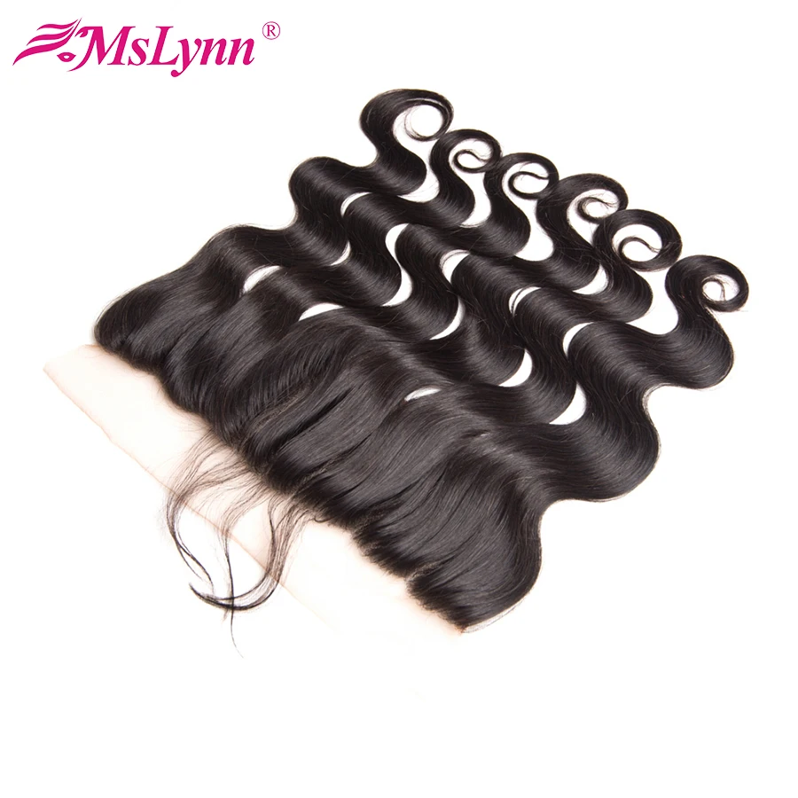 Mslynn Hair 13x4 Pre Plucked lace Frontal With Baby Hair Brazilian Body Wave Closure Free Part Non Remy Human Hair Closure body-wave-with-frontal : image Mslynn Hair 13x4 Pre Plucked lace Frontal With Baby Hair Brazilian Body Wave Closure Free Part Non Remy Human Hair Closure body-wave-with-frontal