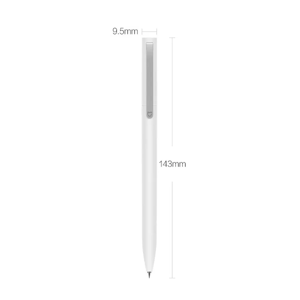Оригинальная ручка-знак Xiaomi Mijia, гладкая, швейцарская, черная, заправка MiKuni, японские чернила, 0,5 мм, ручка-знак со сменным опционным
