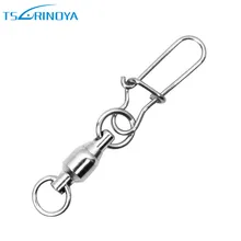 TSURINOYA 5 шт. 0#1#2# рыболовный соединитель Pin защелка из нержавеющей стали Твердые высокоскоростные поворотные кольца Pesca Acesorios