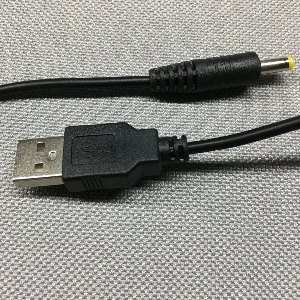 FZQWEG USB A к DC 5 В 4,0 мм/1,7 мм кабель адаптера питания свинец 80 см Зарядное устройство Замена подходит для sony psp