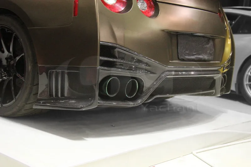 2011-2015 Nissan R35 GTR DBA OEM Style Rear Diffuser Underboard CF (12)