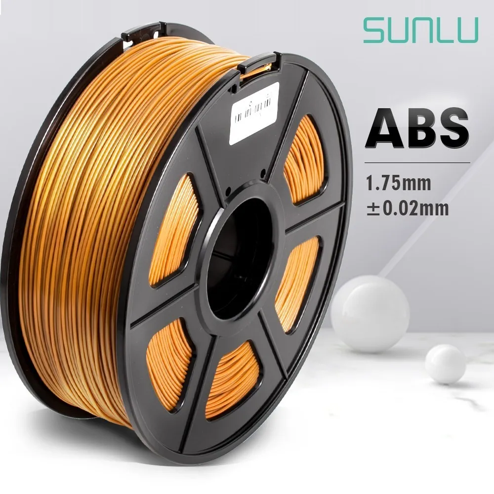 

SUNLU 3D Printer ABS Filament 1.75mm1kg With Spool Plastics ABS 3D Filament 3D Pritnting Pen Refills Consumable Material