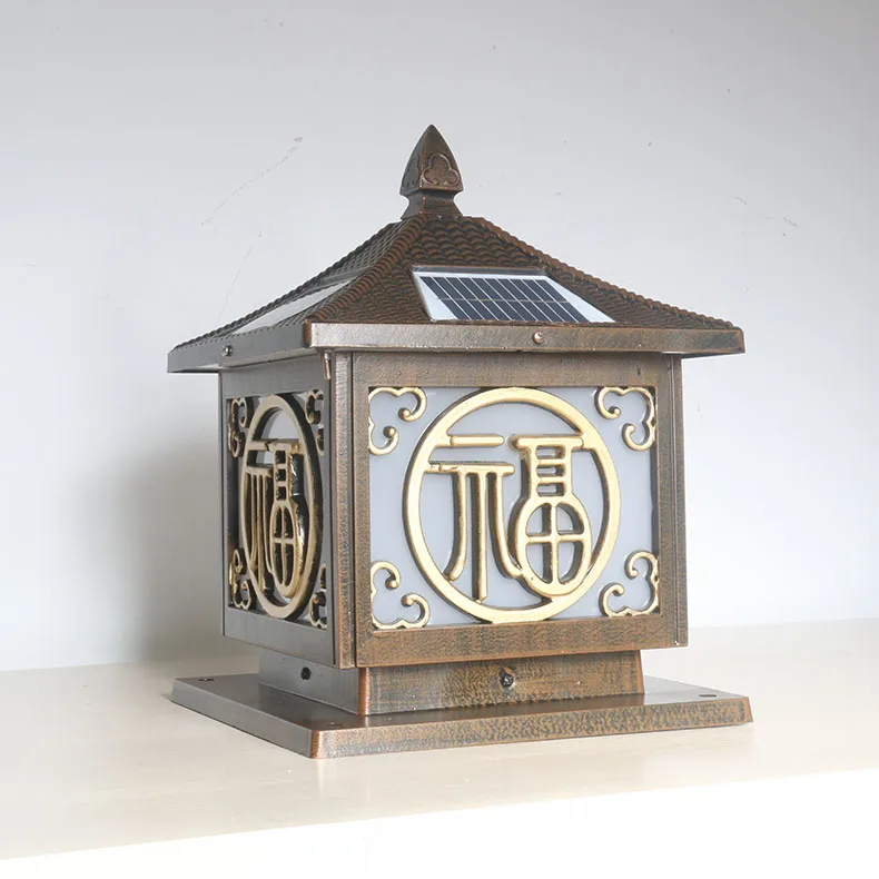 Impermeável e Prevenção de Ferrugem Lítio Impermeável Exterior Jardim Luzes Solar Solarlamp Luz Durável 40x40x45cm 6 w 6 Lítio impermeável exterior jardim luzes solar solarlamp