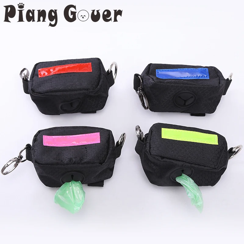 Pill Shape Pet Dog Clean up Bags Dispenser Waste Garbage Bags Carrier Holder Dis
