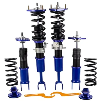 

Coilovers Shocks Suspension Kits For Nissan 350Z Z33 2003-2008 Absorbers Adj. Height Coil Coilover Struts Blue