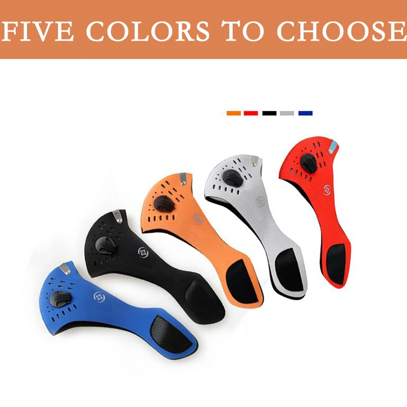 

Dust Mask PM2.5 Activated Carbon Breathable Filter Outdoor Cycling Running Protection Skiing Winter Autumn Dustproof Face Masks