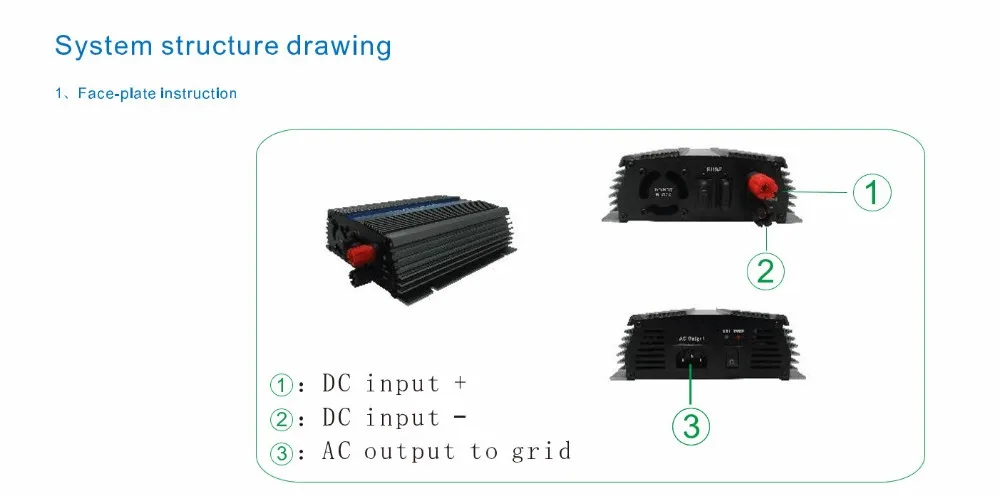 300 Вт сетки галстук инвертора микро-инвертор 20 V-50 V DC, 90V-140Vor 190 V-260 V переменного тока, работоспособность для 600 W 24 v, 36 v Панель солнечных батарей или Wnd системы