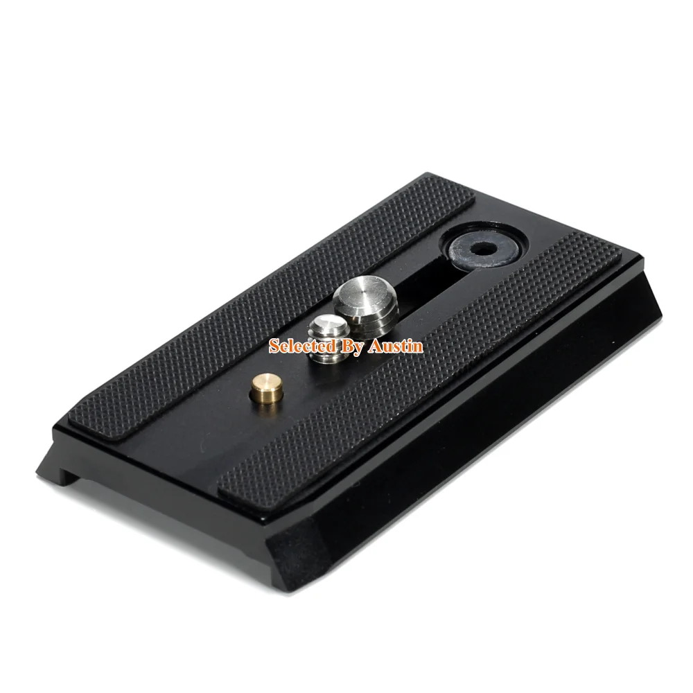 

Rapid Sliding Quick Release Plate W 1/4'' 3/8'' screw For Fluid Head Manfrotto 577 MVH400AH Benro S4 S6 501PL