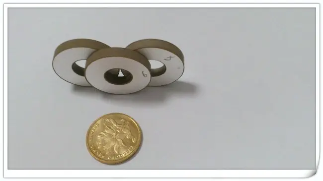 

38x16x4mm Piezoelectric Ceramic ring (ultra-piezo) for ultrasonic cleaning transducer