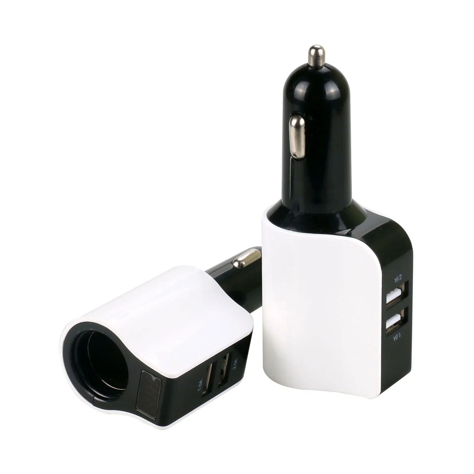 Car Styling Auto 2 Dual USB Ports Power Adapter Car Charger 12V/24V DC