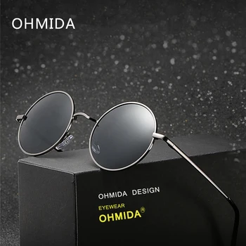 

OHMIDA New Fashion Sexy Round Sunglasses Women Men Brand Designer Polarized Lens Sun Glasses Female Polarize Shades UV400