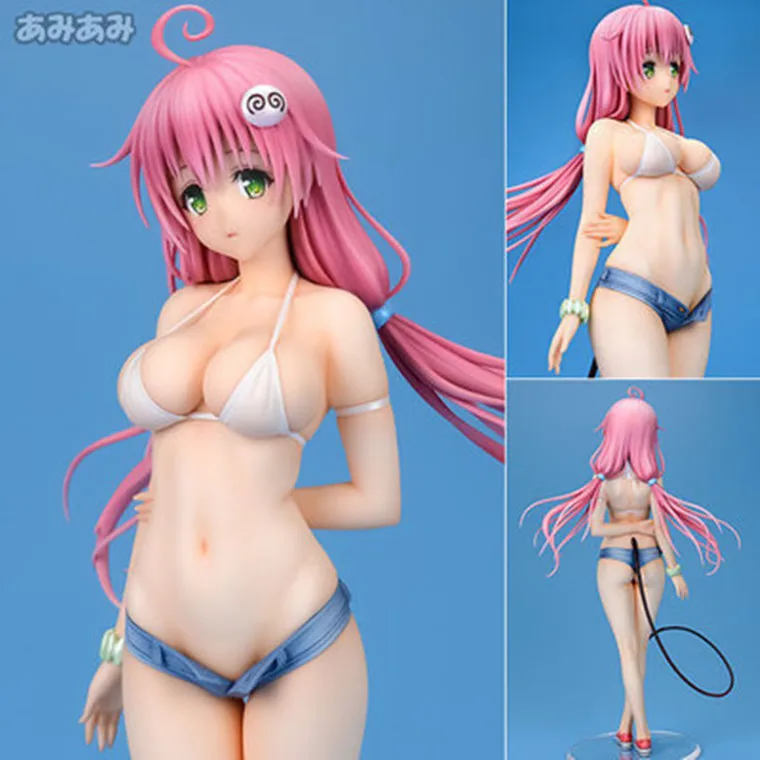 

Anime To love To Loveru Trouble Action Figure Toys PVC Figure lesbian Sexy Girl model toys Gifts
