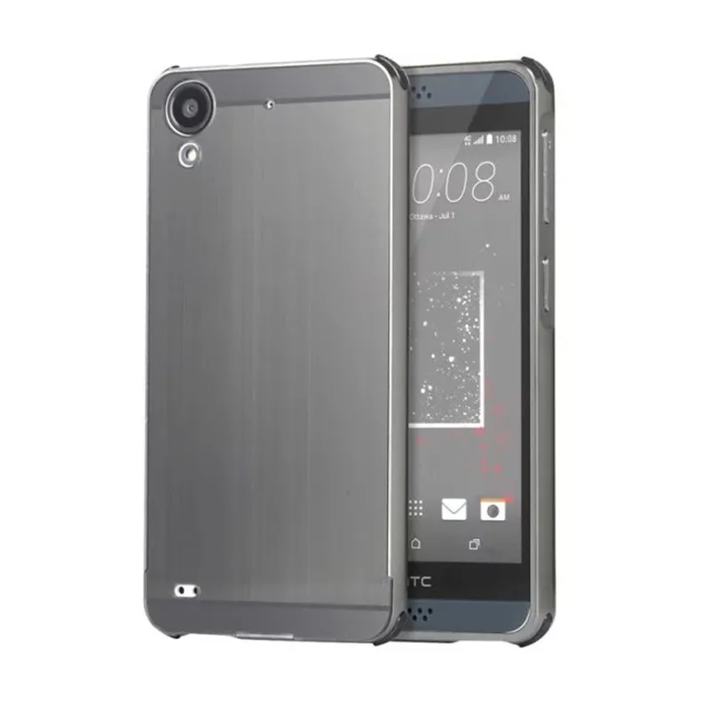 Для HTC 530 Матовый металлический корпус Роскошный Золотой Гибридный Металлический