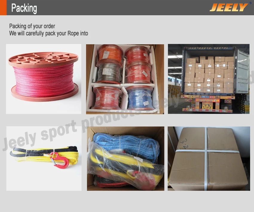 Jeely 5mm 100m uhmwpe núcleo com poliéster